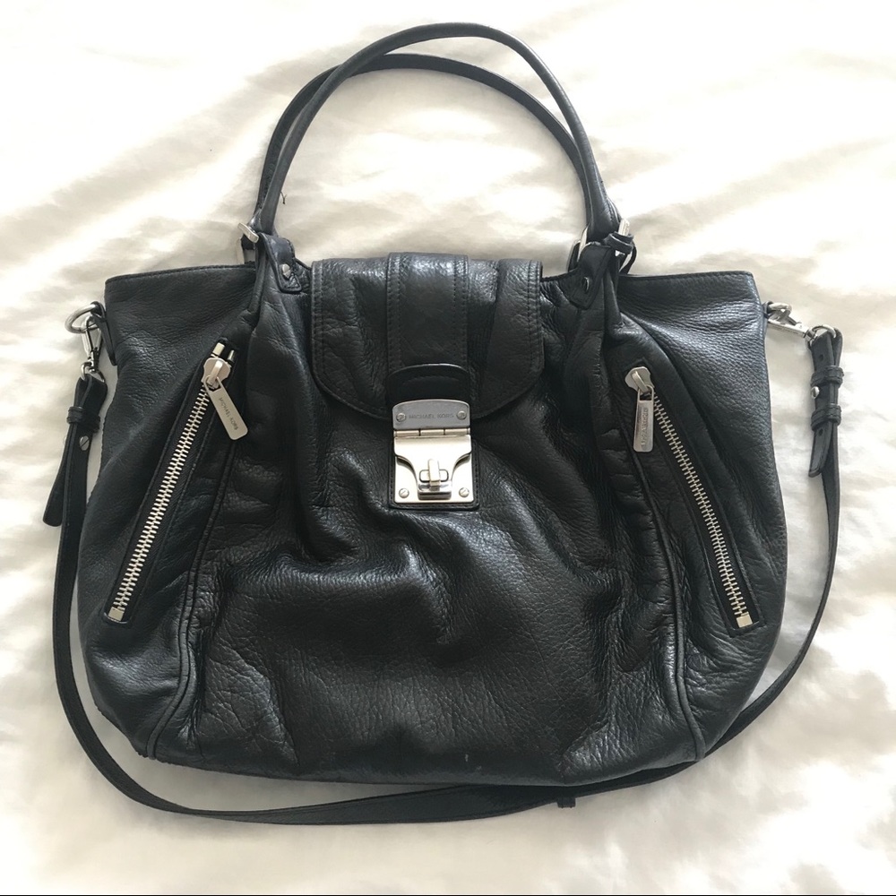 Michael Kors Large Jenna Bag, black